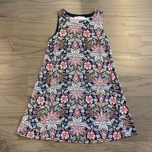 LOFT Petite Pink Floral Knit Swing Dress - Size XSP